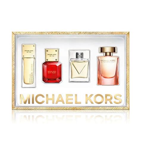 michael kors mini perfume set.